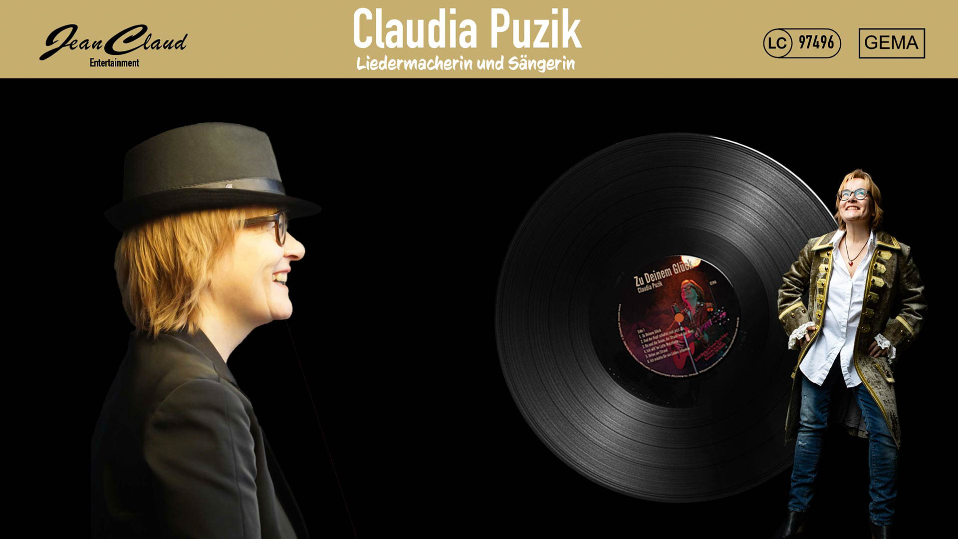 Titelbild Presskid Liedermacherin Claudia Puzik